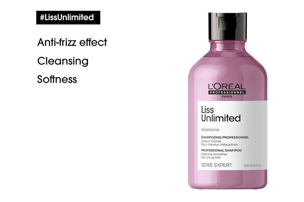 L'Oréal Professionnel Liss Unlimited Shampoo 300ml - shelley and co