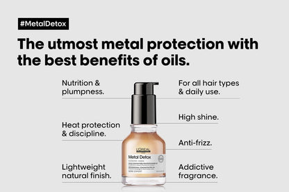 L'Oréal Professionnel Metal Detox Oil 50ml - shelley and co