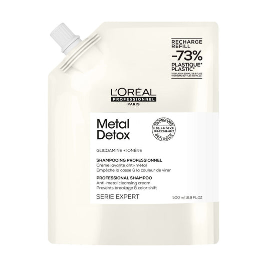 L'Oréal Professionnel Metal Detox Shampoo Refill Pouch 500ml - Shelley and Co