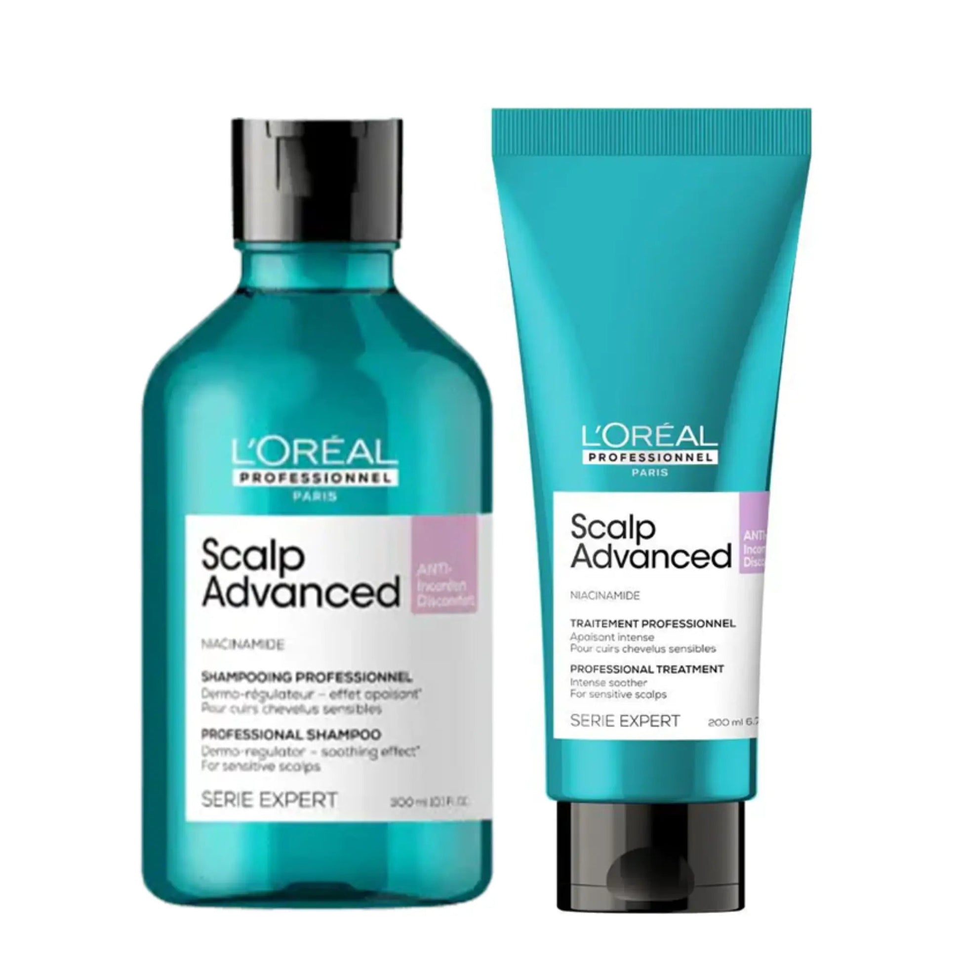 L'Oréal Professionnel Scalp Advanced Anti - Discomfort Duo Bundle - shelley and co