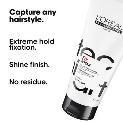 L'Oréal Professionnel Tecni.Art Fix Max Shaping Gel For Extra Hold 200ml - Shelley and Co