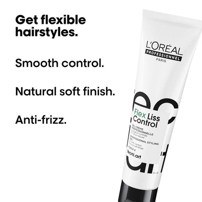 L'Oréal Professionnel Tecni.Art Flex Liss Control Frizz Control Styling Gel 150ml - Shelley and Co