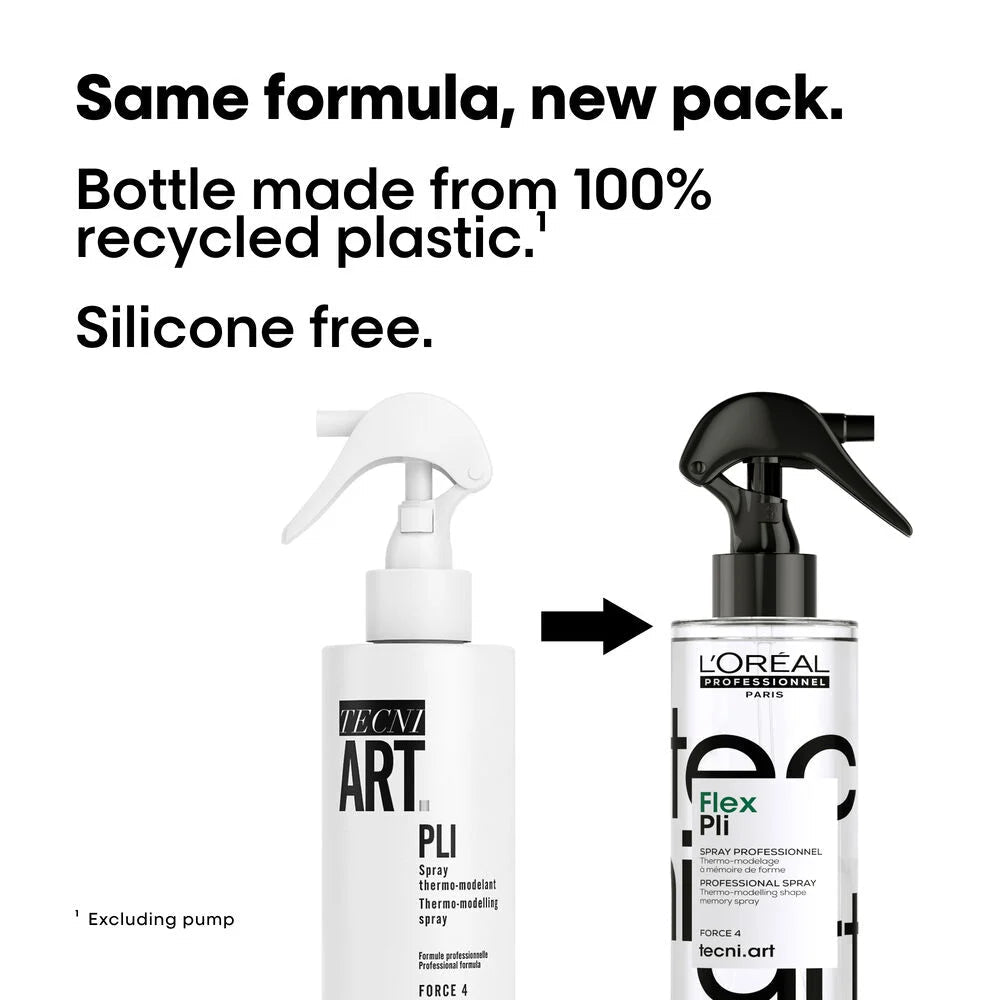 L'Oréal Professionnel Tecni.Art Flex Pli Thermo - Modelling Spray 190ml - Shelley and Co
