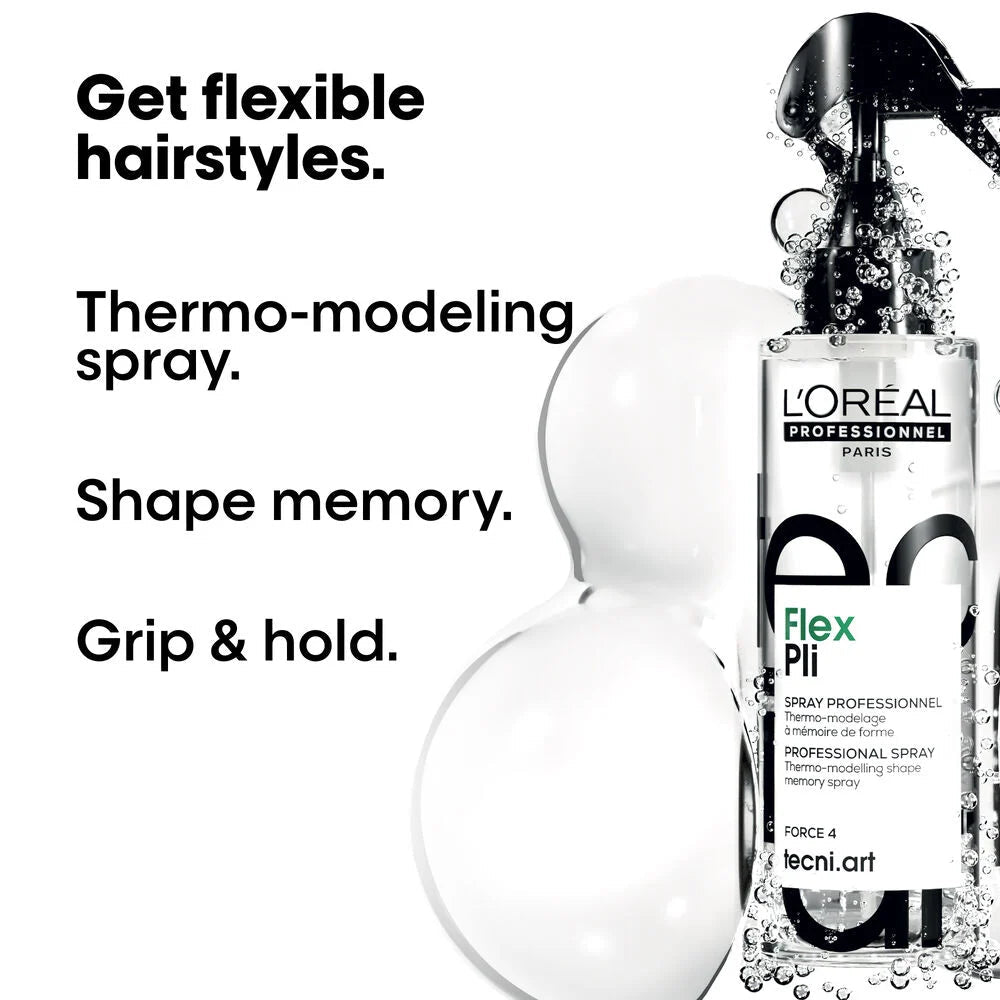 L'Oréal Professionnel Tecni.Art Flex Pli Thermo - Modelling Spray 190ml - Shelley and Co