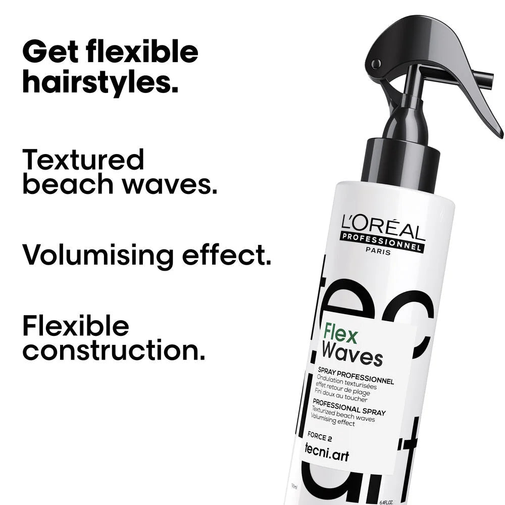 L'Oréal Professionnel Tecni.Art Flex Waves Texturising Salt Spray 190ml - Shelley and Co