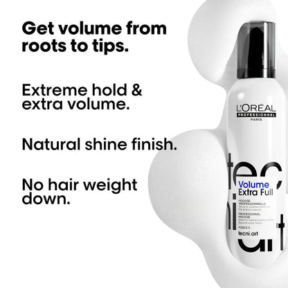 L'Oréal Professionnel Tecni.Art Volume Extra Full Mousse 250ml - Shelley and Co