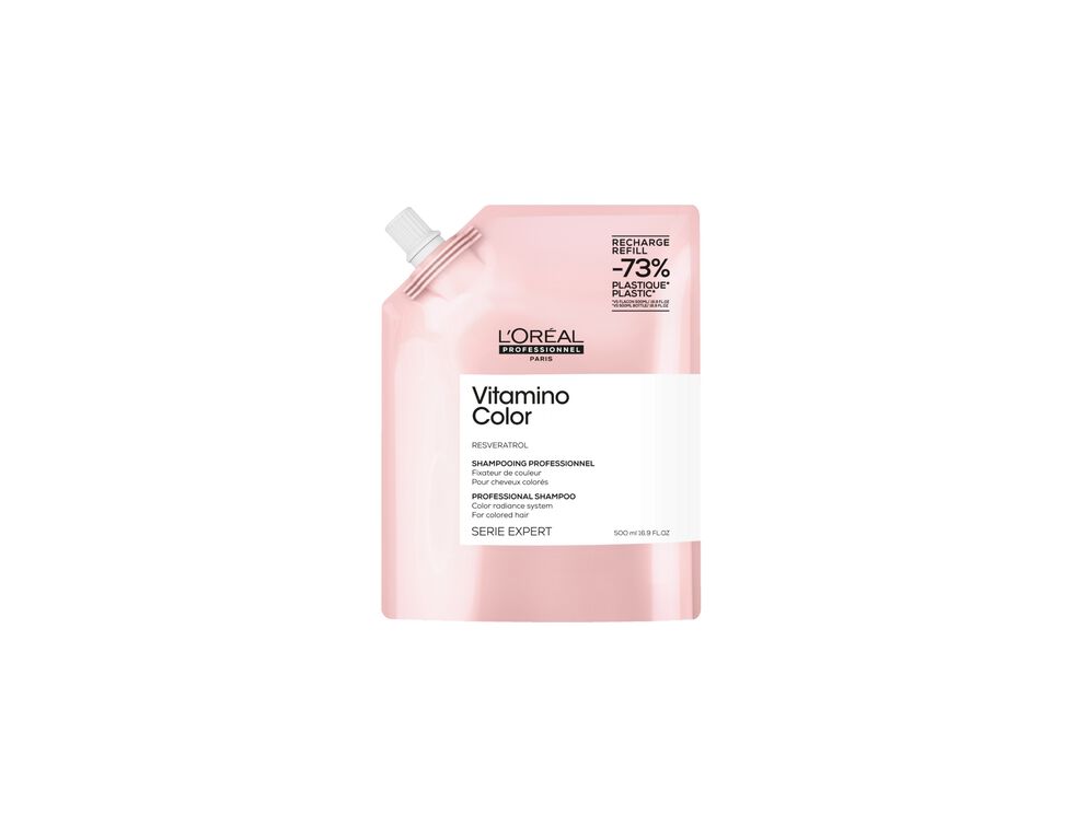L'Oréal Professionnel Vitamino Color Shampoo Refill Pouch 500ml - Shelley and Co