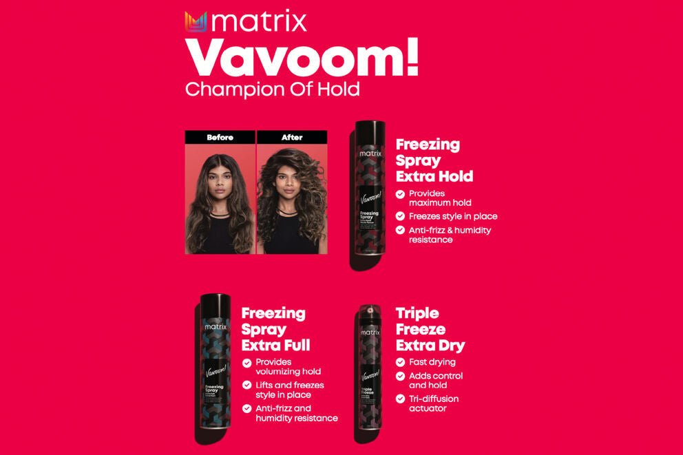 Matrix Vavoom Freezing Spray Extra Hold 426g - shelley and co