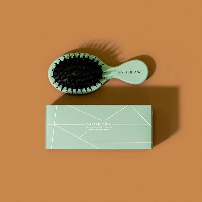Natalie Anne Mini Wet & Dry Brush in Mint - shelley and co