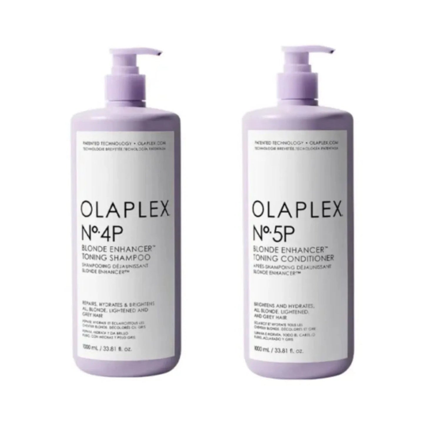 Olaplex Blonde Enhancer Toning Litre Duo Bundle - shelley and co