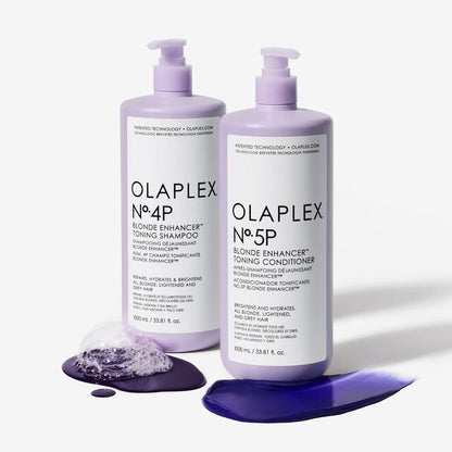 Olaplex No. 4P Blonde Enhancer Toning Shampoo 1L - shelley and co