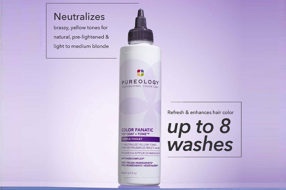 Pureology Colour Fanatic Tone Glaze Purple 200ml - shelley and co