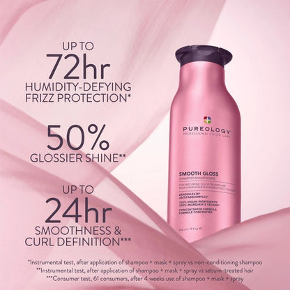 Pureology Smooth Gloss Shampoo 266ml - Shelley and Co