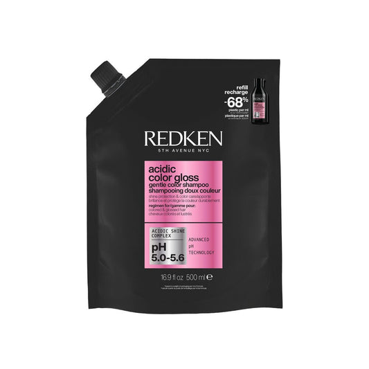 Redken Acidic Color Gloss Shampoo Refill Pouch 500ml - Shelley and Co
