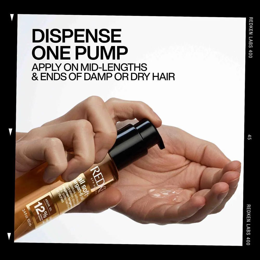Redken All Soft Argan - 6 Oil 100ml - Shelley and Co