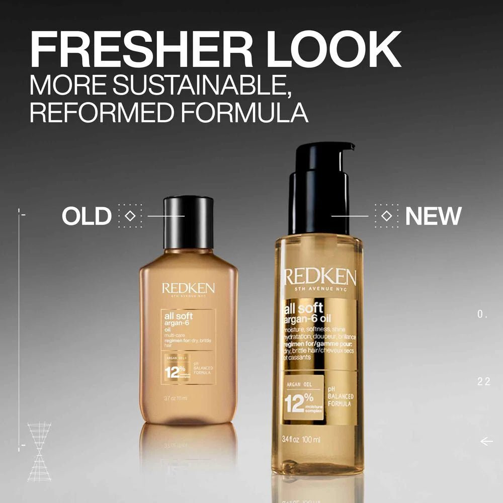 Redken All Soft Argan - 6 Oil 100ml - Shelley and Co