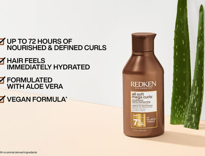 Redken All Soft Mega Curls Conditioner 300ml - shelley and co