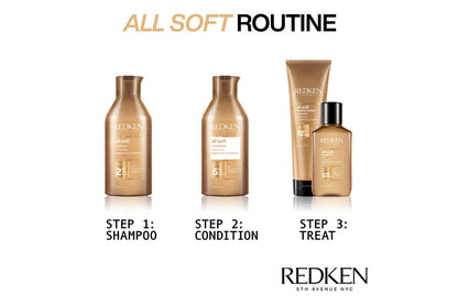 Redken All Soft Shampoo with Argan Oil 500ml - Shelley and Co