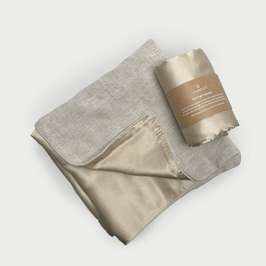 Unwritten Hair Silk & Linen Pillowcase - shelley and co