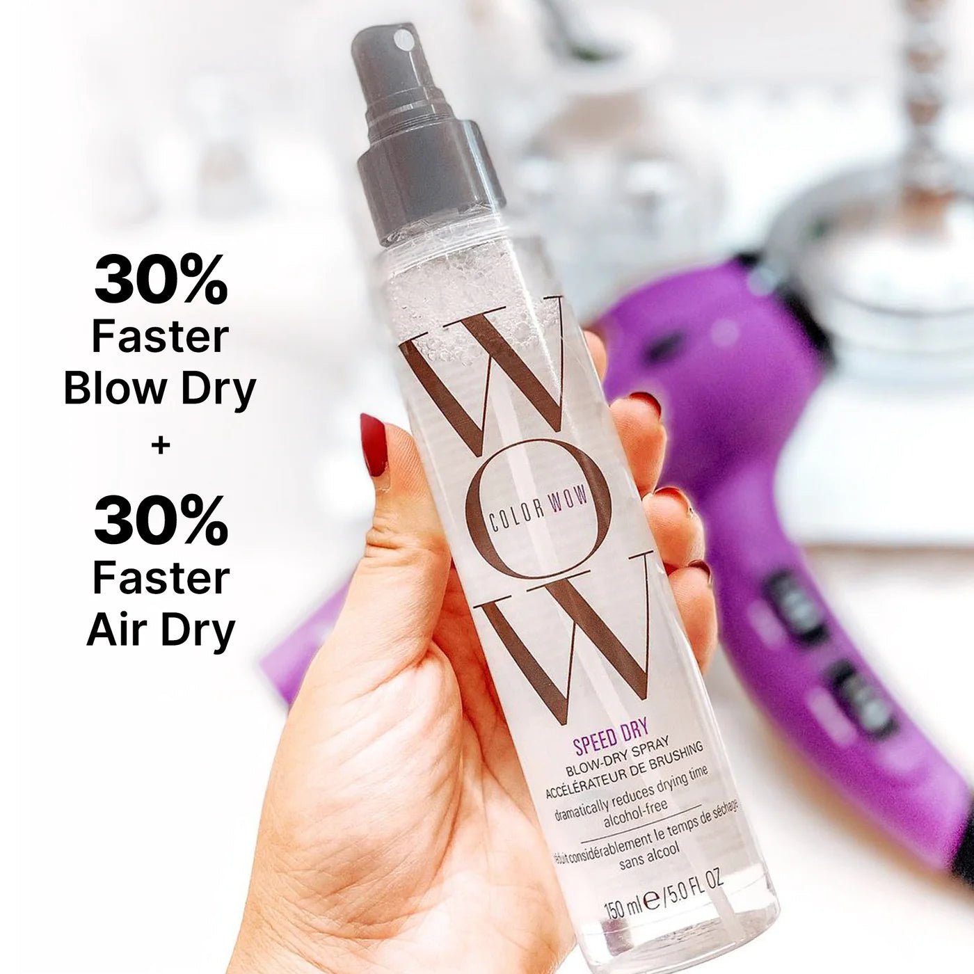 Color WOW Speed Dry Blow Dry Spray 150ml - shelley and co