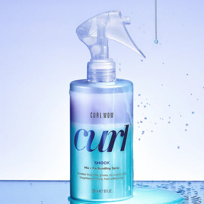 Curl WOW Shook Mix + Fix Bundling Spray 295ml - shelley and co