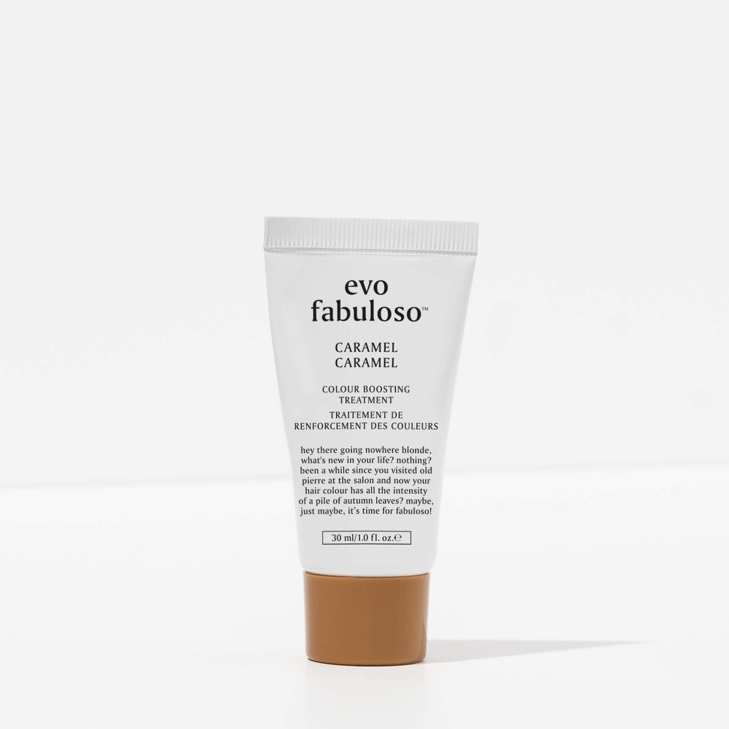 EVO fabuloso caramel colour boosting treatment 30ml - shelley and co