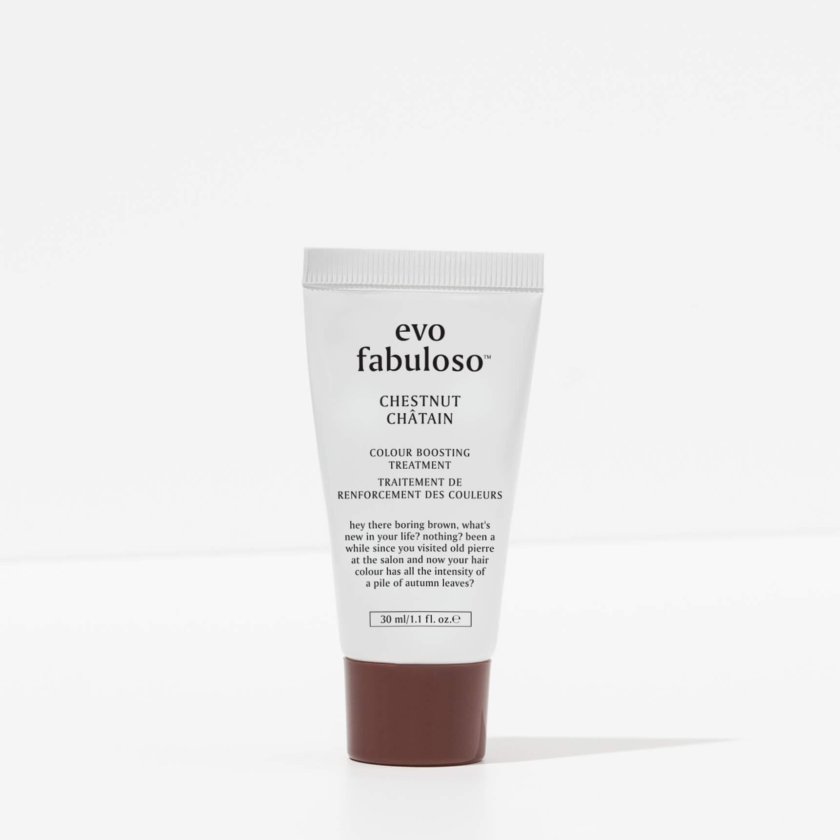 EVO fabuloso chestnut colour boosting treatment 30ml - shelley and co