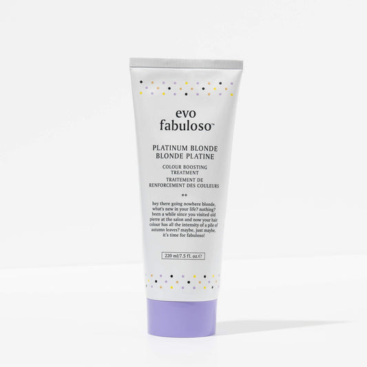 EVO fabuloso platinum blonde colour boosting treatment 220ml - shelley and co