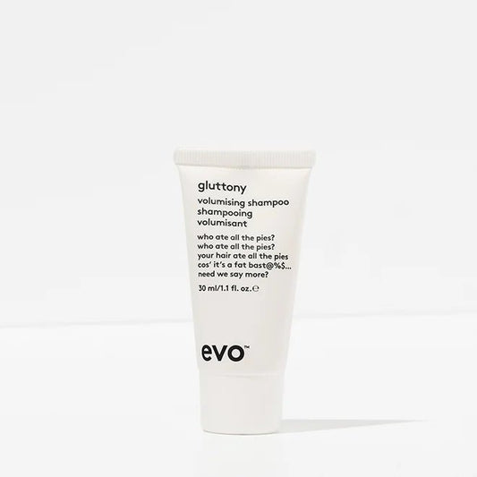 EVO gluttony volumising shampoo 30ml - shelley and co