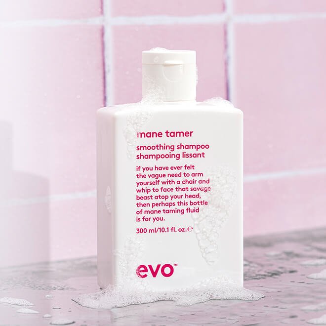 EVO mane tamer smoothing shampoo 300ml - shelley and co