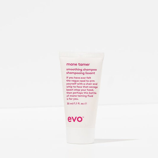 EVO mane tamer smoothing shampoo 30ml - shelley and co