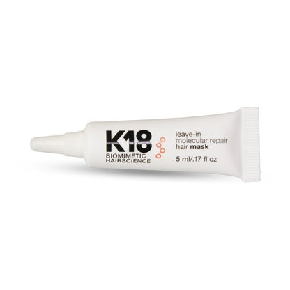 K18 Leave in Molecular Repair Hair Mask - 5ml - shelley and co