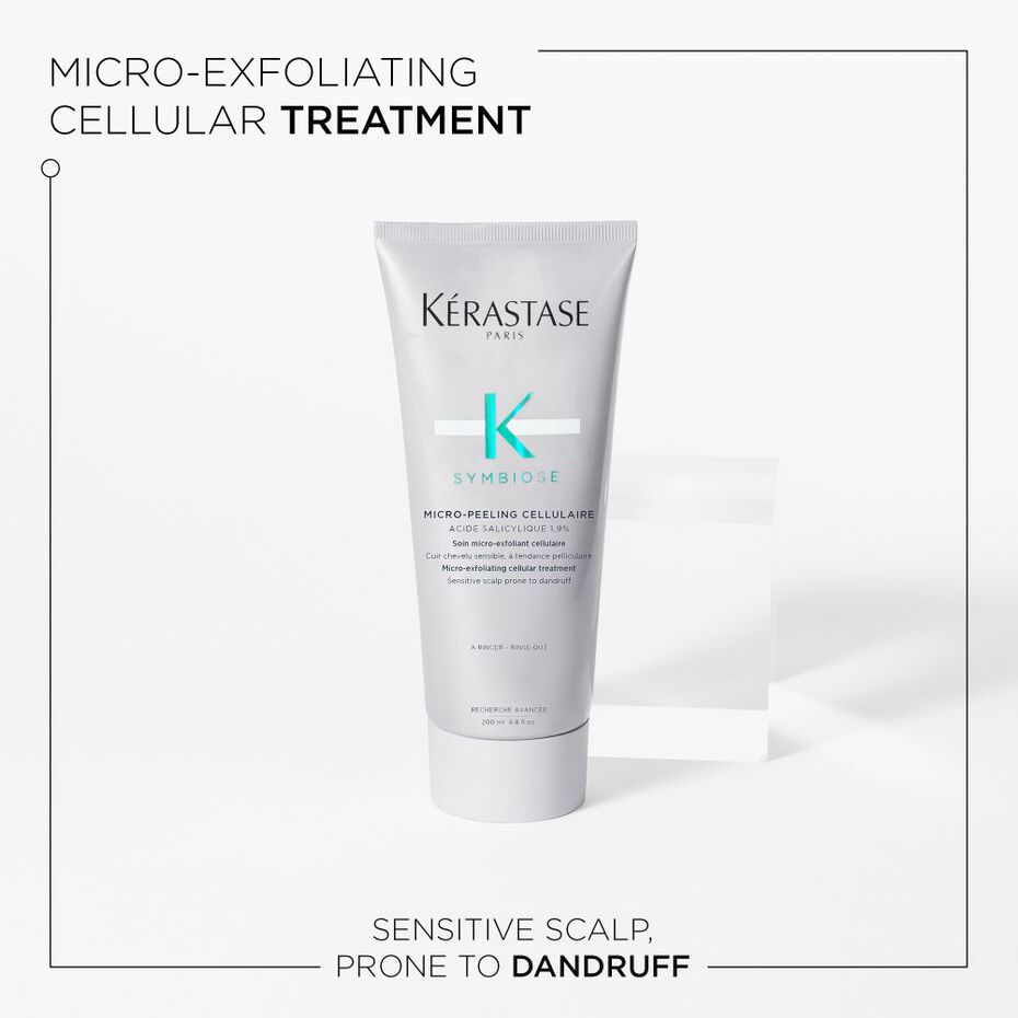 Kerastase Symbiose Micro-Exfoliating Cellular Scalp Scrub for Dandruff Flakes - shelley and co