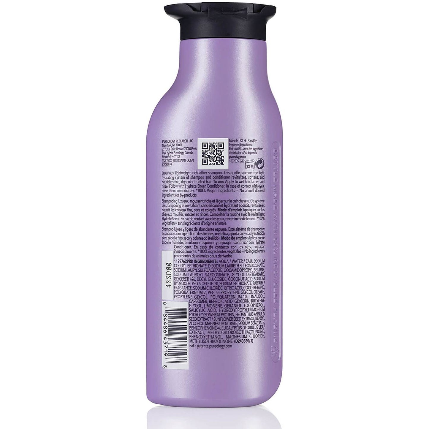 Pureology Hydrate Sheer Shampoo 266ml - shelley and co