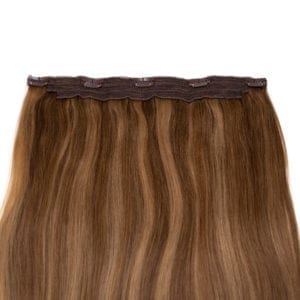 Seamless1 Caramel Blend Piano Colour Human Hair in 1 Piece - shelley and co