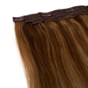 Seamless1 Caramel Blend Piano Colour Human Hair in 1 Piece - shelley and co