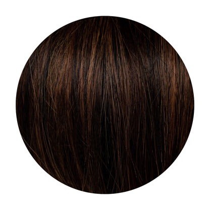 Seamless1 Mocha Blend Piano Colour Human Hair in 1 Piece - shelley and co