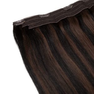 Seamless1 clip outlet in hair extensions